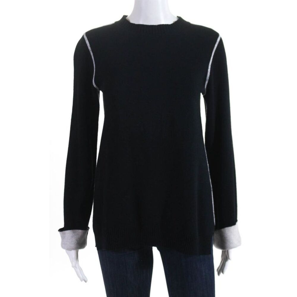Michael Stars Womens Pullover Sweater Black Size Extra Small 11472481